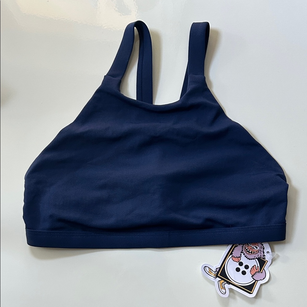 Navy Blue Jolyn Kaylee Bikini Top Size Small - swimwear can double as sports bra